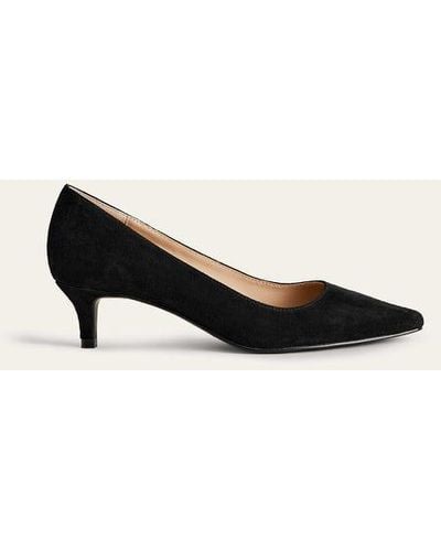 Boden Lara Low-heeled Court Shoes - Black