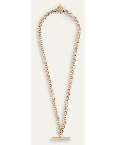 Boden T-bar Chain Necklace - Natural