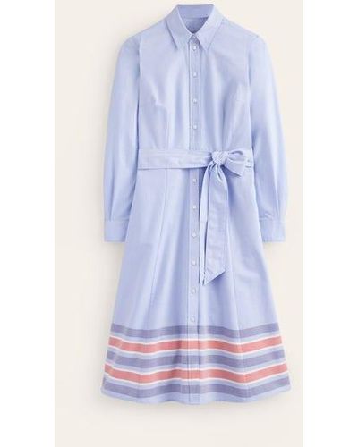 Boden Kate Shirt Dress - Blue