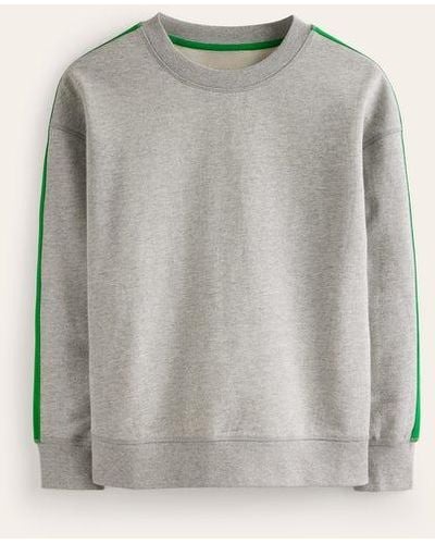 Boden Drop Shoulder Sweatshirt - Gray