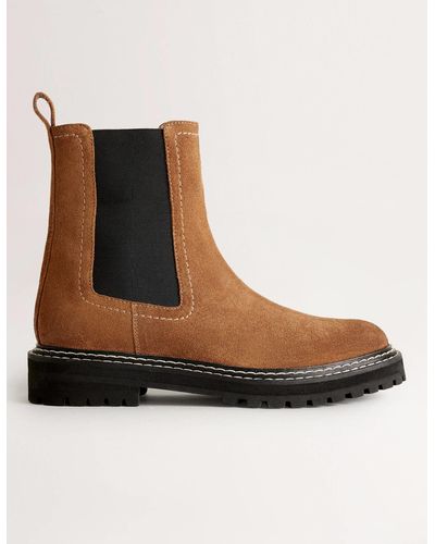 Boden Robuste chelsea-boots - Braun