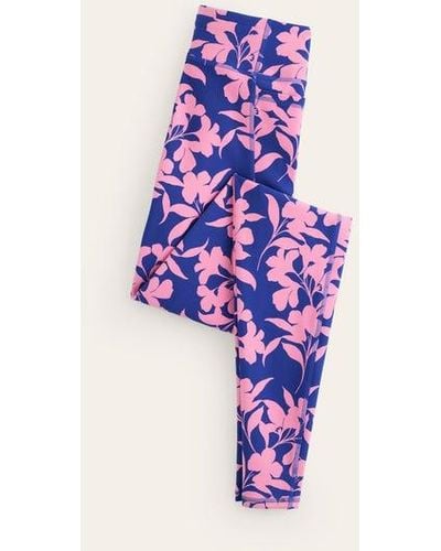 Boden High Waist Pocket leggings Rose, Silhouette Bloom - Purple