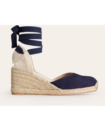 Boden Cassie Espadrille Wedges - Blue