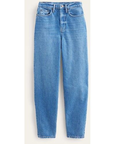 Boden High Rise '90s Tapered Jeans - Blue