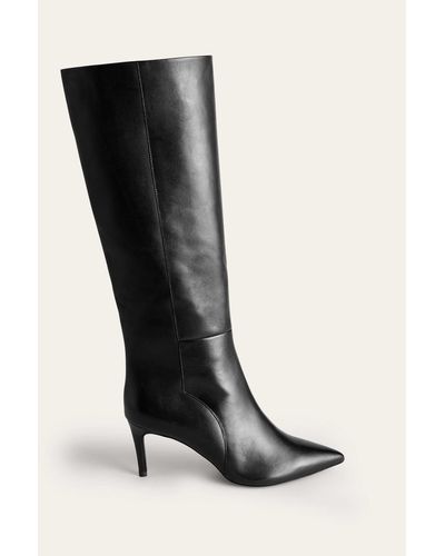 Boden Pointed-toe Knee-high Boots - Black