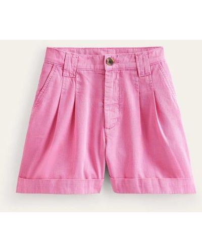 Boden Casual Cotton Shorts - Pink