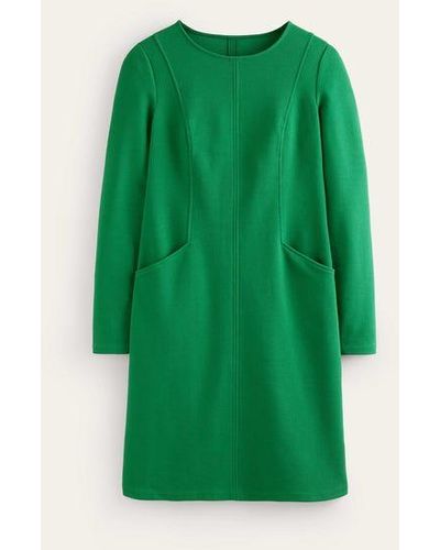Boden Ellen Ottoman Dress - Green