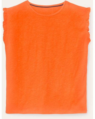 Boden Top faye en jersey - Orange