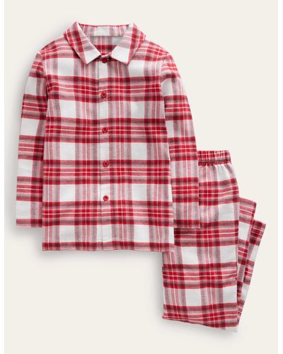 Boden Pyjama-set aus webstoff weihnachten - Rot