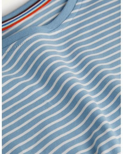 Boden Classic Long-sleeved T-shirt Christmas - Blue