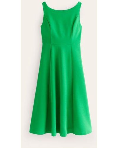 Boden Scarlet Ottoman Ponte Dress - Green