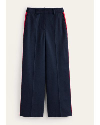 Boden Westbourne Wool Trousers - Blue