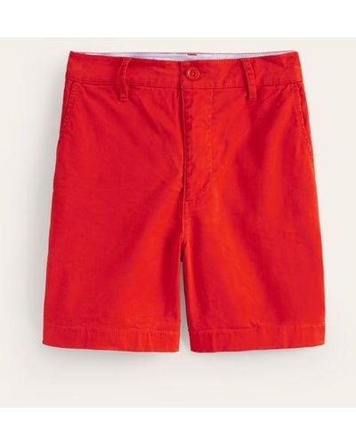 Boden Barnsbury Chino Shorts - Red