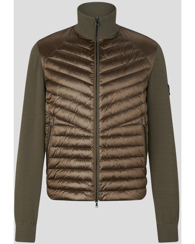 Bogner Alexio Down Knit Jacket - Green