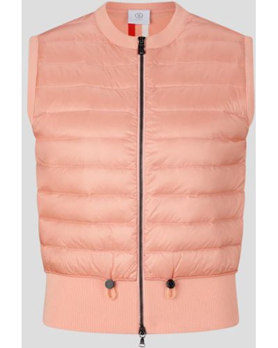 Bogner Allisa Hybrid Knitted Gilet - Pink