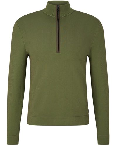 Bogner Lennard Half-zip Pullover - Green
