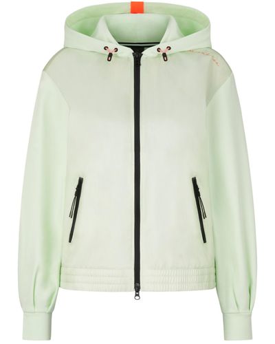 Bogner Fire + Ice Elin Hoodie Sweatshirt Jacket - Green