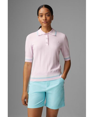 Bogner Lennie Knit Polo Shirt - Pink