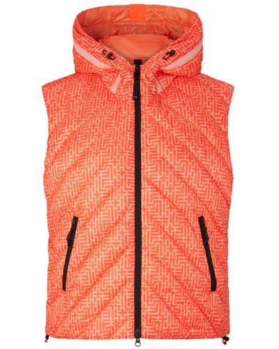 Bogner Fire + Ice Keana Quilted Gilet - Red