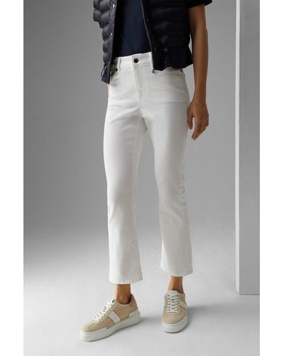 Bogner Julie 7/8 Flared Fit Jeans - White