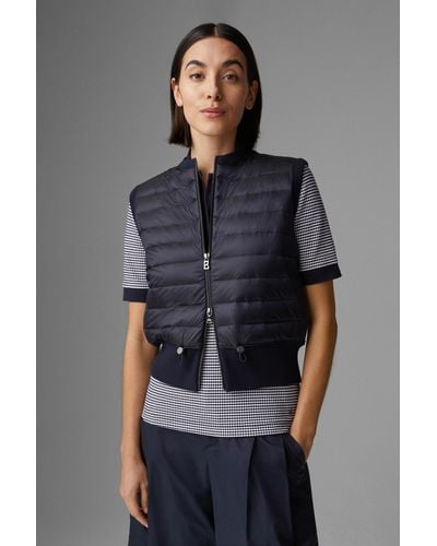 Bogner Allisa Hybrid Knitted Vest - Gray