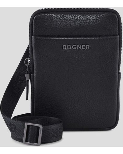 Bogner Schultertasche Jasper Jacob - Schwarz