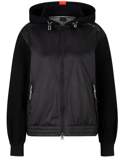 Bogner Fire + Ice Elin Hoodie Sweatshirt Jacket - Black