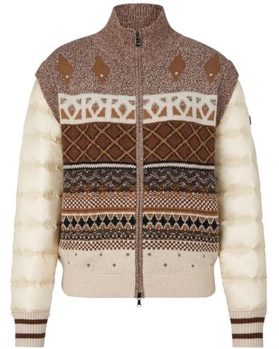 Bogner Anies Hybrid Knit Jacket - Brown