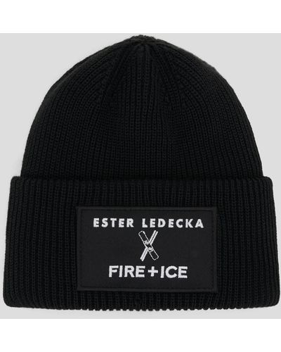 Bogner Fire + Ice Ronya Knitted Hat - Black