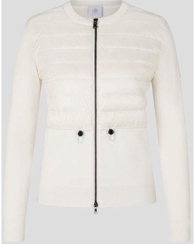 Bogner Anja Hybrid Knit Jacket - White