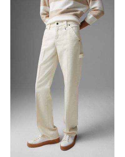 Bogner Eve Straight Fit Jeans - White