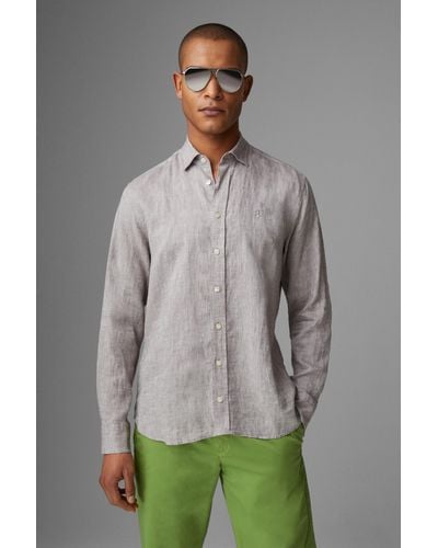 Bogner Timi Linen Shirt - Grey
