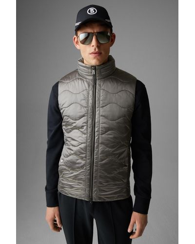 Bogner Wilton Quilted Waistcoat - Gray