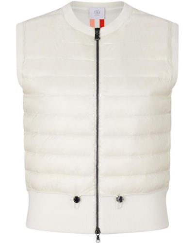 Bogner Allisa Hybrid Knitted Gilet - White
