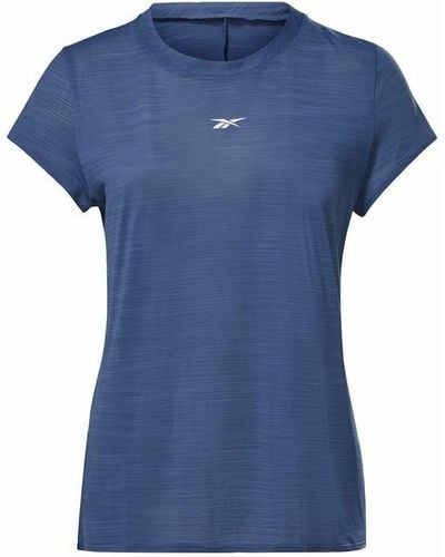 Reebok Women's Short Sleeve T-shirt Workout Ready Dark Blue
