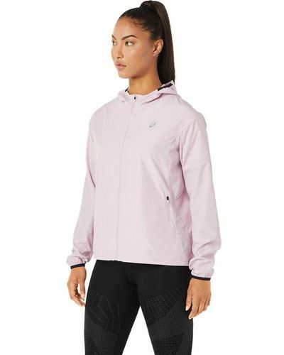 Asics Women's Sports Jacket Accelerate Light Pink - Purple