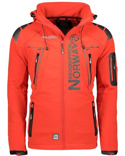 Red GEOGRAPHICAL NORWAY Clothing for Men | Lyst UK