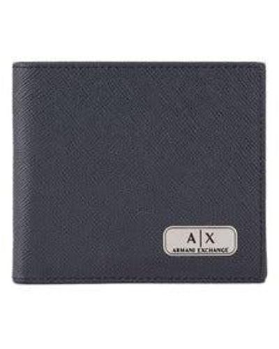 Armani Exchange logo-patch Moneyclip Bifold Wallet - Farfetch