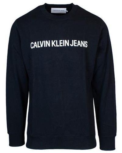 Hoodies and sweatshirts Calvin Klein Jeans Logo Jacquard Crewneck