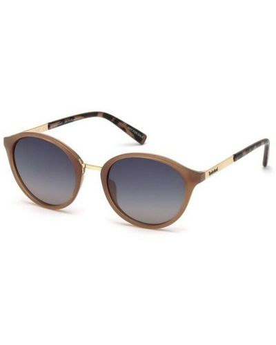 Timberland Ladies' Sunglasses Tb9157-5257d Brown - Metallic