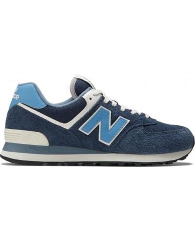 New balance top 574 petrol blue
