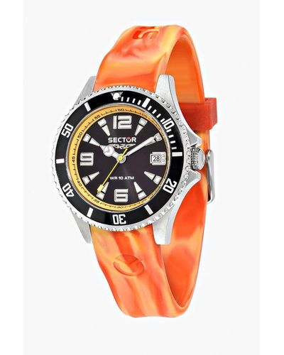 Sector Men's Watch 230 Black (ø 46 Mm) - Orange