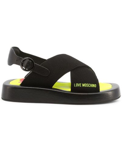 Love Moschino Flat sandals for Women | Online Sale up to 68% off | Lyst