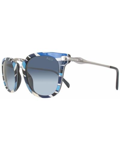 Emilio Pucci Ladies' Sunglasses Ep0026-01w-51 - Blue