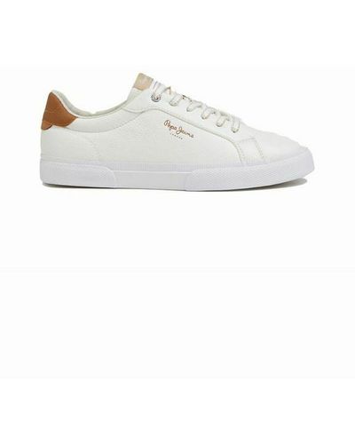 Amazon.com | Pepe Jeans Women's Low-Top Sneakers, Silver Manhattan 958, 7.5  | Fashion Sneakers
