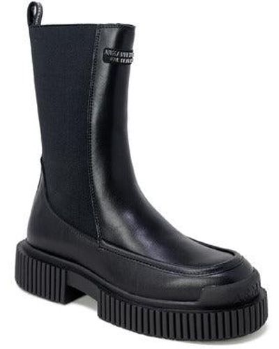 Black Armani Exchange Boots for Women | Lyst