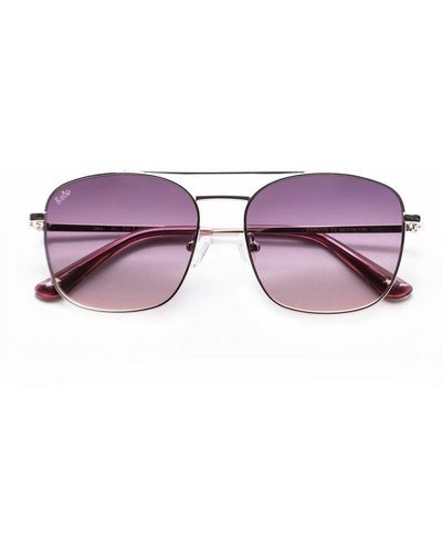 Lois Men's Sunglasses Corvus Ø 54 Mm Rose Gold - Purple