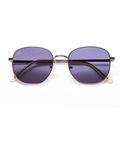 Lois Men's Sunglasses Cefeo Golden Ø 52 Mm - Purple