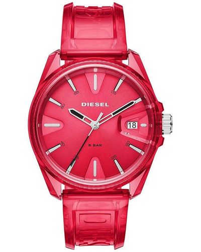 DIESEL Men's Watch Dz1930 (ø 44 Mm) - Red
