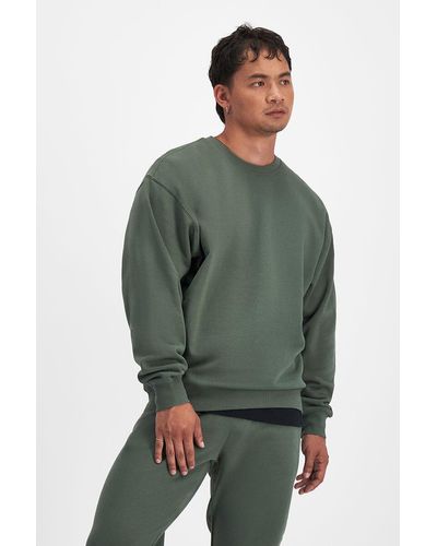 Bonds Sweats Cotton Fleece Pullover - Green